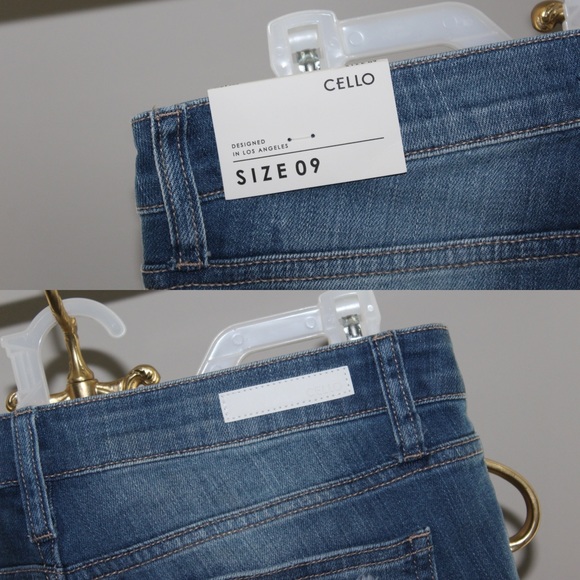 Cello Destroyed Ankle Cutout Skinny Cropped Jeans - Picture 12 of 16